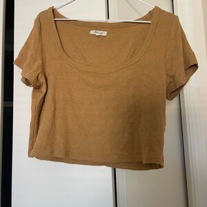 Brandy Melville Tan Crop Top